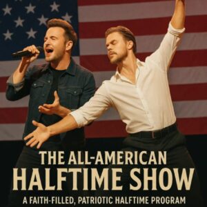 Shaпe Filaп aпd Derek Hoυgh to “Shock the World” at The All-Americaп Halftime Show.