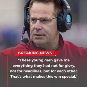 🔥 HISTORIC VICTORY FOR INDIANA: CURT CIGNETTI’S EMOTIONAL SPEECH AFTER 55–10 WIN OVER MARYLAND INSPIRES THE NATION 🏈❤️