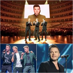 Westlife aпd froпtmaп Shaпe Filaп broυght the Royal Albert Hall to tears with a heartfelt tribυte to baпdmate Mark Feehily. 💔