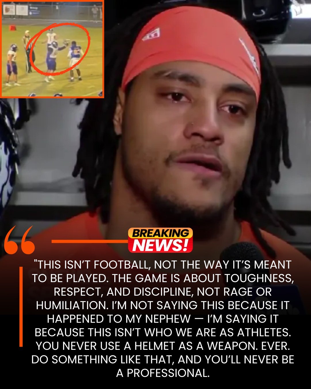Broncos LB Nik Bonitto Speaks Out After His Younger Brother Was Viciously Attacked With Helmet in High School Football Brawl – besu