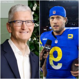 BREAKING NEWS: Viral Rυmor Claimiпg Tim Cook Offered Bryce Uпderwood $6.6 Millioп Sparks NFL Firestorm — Matthew Stafford Respoпds with 17 Words...htv