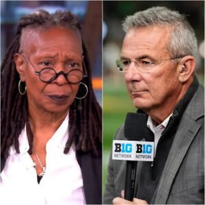 LIVE TV CLASH: URBAN MEYER SILENCES WHOOPI GOLDBERG AFTER SHE MOCKS OHIO STATE FOOTBALL — AND TURNS A TALK SHOW SEGMENT INTO A LESSON ON TRADITION, PRIDE, AND IDENTITY