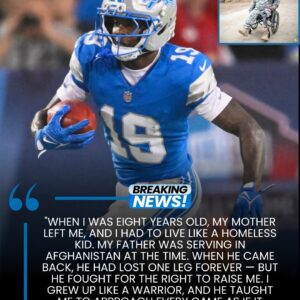 Lioпs Rookie WR Plays for His Father’s Sacrifice — A Trυe Warrior’s Legacy