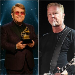 ELTON JOHN AND JAMES HETFIELD GRAMMY CONTROVERSY IGNITES MUSIC WORLD — A CLASH OF LEGACIES, ARTISTIC VALUES, AND CULTURAL PRIDE...htv