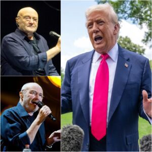 BREAKING: “DON’T USE MY MUSIC TO DIVIDE PEOPLE!” — PHIL COLLINS STANDS UP TO DONALD TRUMP IN A POWERFUL PUBLIC CONFRONTATION jiji