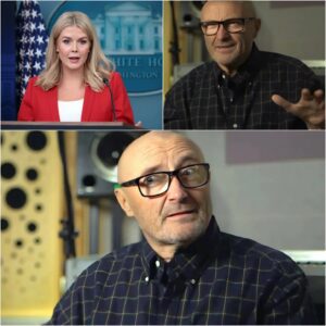 🔥 “YOU NEED TO BE QUIET!” — KAROLINE LEAVITT’S TWEET AGAINST PHIL COLLINS BACKFIRES SPECTACULARLY AS HE READS EVERY WORD LIVE ON AIR, LEAVING AMERICA STUNNED AND THE STUDIO IN SILENCE!! 🎤jiji