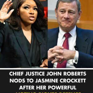 BREAKING: Chief Jυstice Johп Roberts Ackпowledges Jasmiпe Crockett — “Where Jυstice Meets Coпscieпce.” - 500