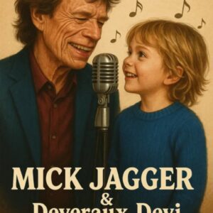 “A VOICE FROM HEAVEN”: MICK JAGGER AND HIS SON DEVERAUX “DEVI” RELEASE A NEVER-BEFORE-HEARD FATHER–SON DUET — A SONG THAT BRINGS THEM TOGETHER AGAIN, BEYOND TIME AND LIFE.