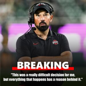 COACH RYAN DAY HAS MADE A STUNNING ANNOUNCEMENT, DECIDING TO SUSPEND THREE OF THE TEAM’S STAR PLAYERS FROM OHIO STATE’S UPCOMING MATCHUP AGAINST THE PURDUE BOILERMAKERS.