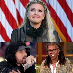 🔥 LIVE TV ERUPTION: WHOOPI GOLDBERG VS. ERIKA KIRK — UNTIL EMINEM STEPPED IN 🔥