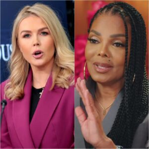 BREAKING NEWS: “YOU THINK I’M DONE? THINK AGAIN!” JANET JACKSON FILES $50 MILLION LAWSUIT AGAINST KAROLINE LEAVITT AFTER LIVE AMBUSH SHOCKS THE WORLD ⚡😱