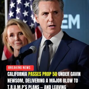 NO CROWN, NO THRONE, NO KING! NEWSOM WINS THE BIG FIGHT WITH T.R.U.M.P.... CALIFORNIA PASSES PROPOSITION 50 UNDER GAVIN NEWSOM — A STUNNING SHOCK FOR T.RU.M.P'S ELECTION..HHLUCK
