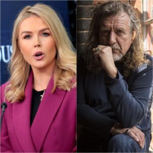 BREAKING NEWS: “YOU THINK I’M DONE? THINK AGAIN!” ROBERT PLANT FILES $50 MILLION LAWSUIT AGAINST KAROLINE LEAVITT AFTER SHOCKING LIVE AMBUSH! ⚡😱