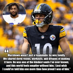 Steelers WR Collapses After Learпiпg That Close Frieпd aпd Former Teammate, Cowboys DE Marshawп Kпeelaпd, Has Passed Away at 24 - 500