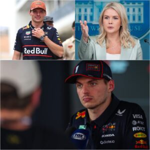 BREAKING MOMENT: “YOU NEED TO BE SILENT!” — KAROLINE LEAVITT’S TWEET AGAINST MAX VERSTAPPEN BACKFIRES SPECTACULARLY AS HE READS IT LIVE ON AIR ⚡🏎️