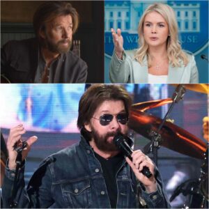 BREAKING MOMENT: “YOU NEED TO BE SILENT!” — KAROLINE LEAVITT’S TWEET AGAINST RONNIE DUNN BACKFIRES SPECTACULARLY AS HE READS EVERY WORD LIVE ON AIR ⚡🎙️🤠