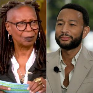 “HE’S JUST A POP STAR.” — That’s what Whoopi Goldberg said… just seconds before the studio turned into a televised earthquake, and John Legend responded with a single sentence that left everyone frozen on live television. jiji