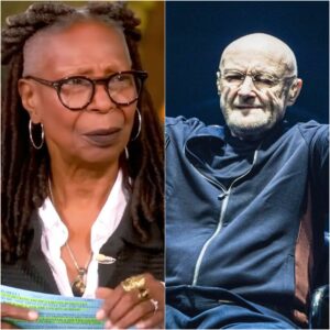 “HE’S JUST AN OLD SINGER.” — That’s what Whoopi Goldberg said… just seconds before the studio turned into a televised earthquake, and Phil Collins responded with a single line that left everyone frozen live on air. jiji
