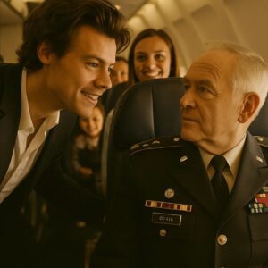 BREAKING NEWS: HARRY STYLES GIVES UP HIS FIRST CLASS SEAT TO A US VETERANS DURING A FLIGHT — 500