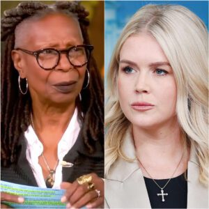“SHE’S JUST A SPOKESWOMAN.” That’s what Whoopi Goldberg said — just seconds before the studio turned into a televised earthquake, and Karoline Leavitt responded with a single line that left the entire room frozen live on air. jiji