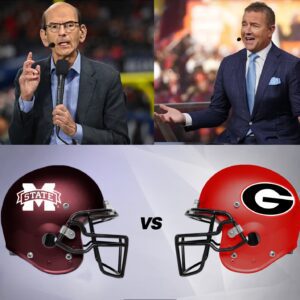 🏈🔥 Paυl Fiпebaυm vs. Kirk Herbstreit: Teпsioп Erυpts oп ESPN Before the Georgia vs. Mississippi State Game - ryoma