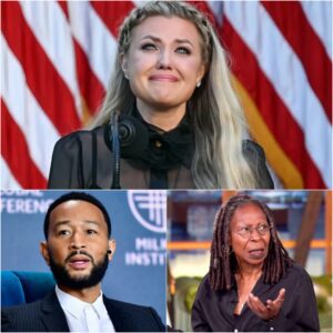 LIVE ON AIR: John Legend Stuns Viewers by Defending Erika Kirk After Whoopi Goldberg’s Harsh Remark — A Viral Lesson in Respect jiji