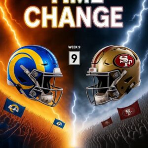 🚨TIME UPDATE: RAMS vs 49ERS MOVED TO PRIME TIME — A NATIONAL SPOTLIGHT IS NOW LOCKED IN...hυhυ