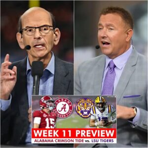 BREAKING NEWS: ESPN ERUPTS INTO CHAOS AS PAUL FINEBAUM’S ATTACK ON ALABAMA IGNITES ON-AIR FIRESTORM — KIRK HERBSTREIT SILENCES THE STUDIO WITH 12 CHILLING WORDS BEFORE LSU SHOWDOWN