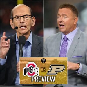 ESPN ERUPTS AS PAUL FINEBAUM’S ATTACK ON OHIO STATE IGNITES ON-AIR FIRESTORM — KIRK HERBSTREIT SHUTS HIM DOWN WITH TWELVE WORDS THAT SHAKE COLLEGE FOOTBALL BEFORE PURDUE SHOWDOWN