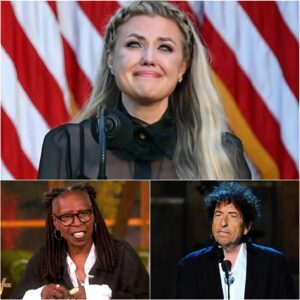 BREAKING NEWS: “SIT DOWN AND STOP CRYING, BARBIE” — WHOOPI GOLDBERG’S HARSH COMMENT BACKFIRES AS BOB DYLAN SILENCES THE STUDIO WITH A LESSON IN GRACE AND HUMANITY, LIVE ON AIR