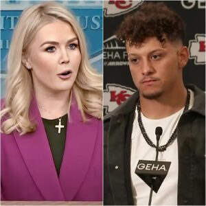 “YOU NEED TO BE SILENT!”— KAROLINE LEAVITT’S TWEET AGAINST PATRICK MAHOMES BACKFIRES SPECTACULARLY AS HE READS EVERY WORD ON LIVE TV, TURNING THE NATION’S EYES AND LEAVING THE STUDIO IN ABSOLUTE SILENCE