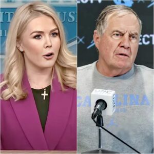 “YOU NEED TO BE SILENT!”— KAROLINE LEAVITT’S TWEET AGAINST BILL BELICHICK BACKFIRES SPECTACULARLY AS HE READS EVERY WORD ON LIVE TV, TURNING THE NATION’S EYES AND LEAVING THE STUDIO IN ABSOLUTE SILENCE!!