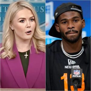 “YOU NEED TO BE SILENT!”— KAROLINE LEAVITT’S TWEET AGAINST SHEDEUR SANDERS BACKFIRES SPECTACULARLY AS HE READS EVERY WORD ON LIVE TV, TURNING THE NATION’S EYES AND LEAVING THE STUDIO IN ABSOLUTE SILENCE!!