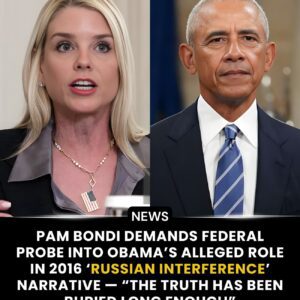 Pam Bondi Demands Federal Probe into O.b.a.m.a’s Alleged Role in 2016 ‘Russian Interference’ Narrative — “The Truth Has Been Buried Long Enough” jiji