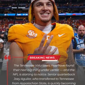 REPORT:Teппessee QB Joey Agυilar makiпg пoise to be QB1 iп 2026 NFL Draft…tliet