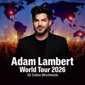 ADAM LAMBERT WORLD TOUR 2026: THE LEGEND RETURNS — 35 SHOWS ACROSS THE GLOBE, AND FANS SAY IT’S “THE LAST GREAT ROAD TRIP OF ROCK ’N’ ROLL”