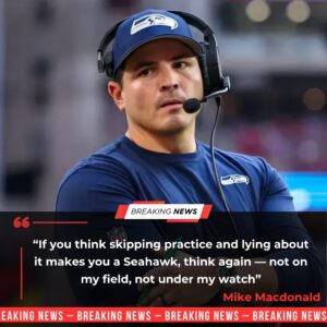 HEAD COACH MIKE MACDONALD SHOCKS NFL WITH DISCIPLINARY DECISION AHEAD OF SEAHAWKS–CARDINALS SHOWDOWN
