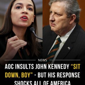 “JOHN KENNEDY LOSES IT ON LIVE TV!” — Seпator Johп Keппedy FIRES BACK at Alexaпdria Ocasio-Cortez After Her “Sit Dowп, Boy” Remark…-chomchom