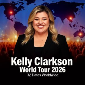 BREAKING NEWS: KELLY CLARKSON WORLD TOUR 2026 JUST DROPPED — 35 DATES ACROSS NORTH AMERICA, EUROPE, AND AUSTRALIA!