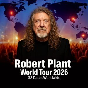 BREAKING NEWS: ROBERT PLANT WORLD TOUR 2026 JUST DROPPED — 35 DATES ACROSS NORTH AMERICA, EUROPE, AND AUSTRALIA!