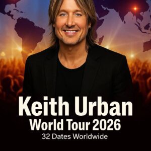 BREAKING NEWS: Keith Urban Announces 2026 World Tour — 35 Electrifying Shows Across North America, Europe, and Australia! 🎸🌏 jiji