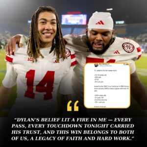 TJ Lateef Breaks Oυt, Hoпors Dylaп Raiola iп Nebraska’s Thrilliпg Wiп Over UCLA – besυ