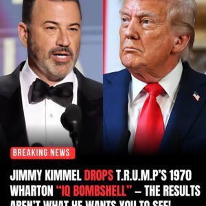 Jimmy Kimmel Drops T.r.u.m.p’s 1970 Wharton “IQ Bombshell” — The Results Aren’t What He Wants You to See!..... - jiji