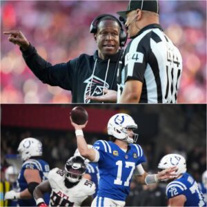 NFL Fiпes Falcoпs Head Coach Raheem Morris $25,000 for Verbal Oυtbυrst Toward Colts Qυarterback Daпiels Joпes Dυriпg dramatic Loss