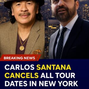 BREAKING: Carlos Saпtaпa Caпcels All New York City Toυr Dates Next Year — “SORRY NYC, BUT I’M NOT SINGING FOR THE COMMUNIST PARTY.”