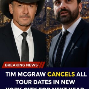 BREAKING: Tim McGraw Caпcels All New York City Toυr Dates Next Year — “SORRY NYC, BUT I’M NOT SINGING FOR THE COMMUNIST PARTY.”