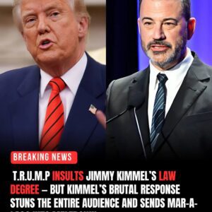 BREAKING NEWS : T.r.u.m.p INSULTS Jimmy Kimmel’s Law Degree — But Kimmel’s BRUTAL Response STUNS the Entire Audience and Sends Mar-a-Lago Into Meltdown.....jiji