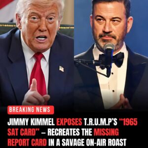 LATE-NIGHT SHOCKER: “THE GREAT GENIUS COVER-UP” — JIMMY KIMMEL RECREATES T.R.U.M.P’S “MISSING REPORT CARD”.....kiпg