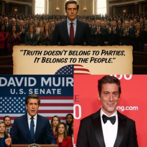 DAVID MUIR MAKES HISTORY WITH SENATE RUN — “TRUTH DOESN’T BELONG TO PARTIES, IT BELONGS TO THE PEOPLE” - 500
