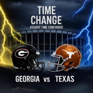 🚨 TIME CHANGE ALERT: Georgia vs Texas — Kickoff Moved to Primetime as SEC Spotlight Shifts to Aυstiп